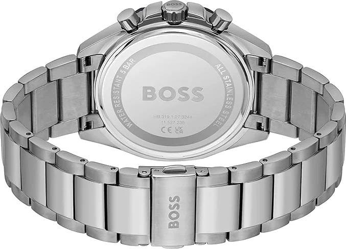 Montre Hugo Boss Cloud 1514015 pour Homme - Cadran Bleu, Bracelet Acier vue 3