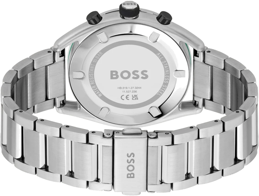 Montre Homme Hugo Boss Center Court 1514023 Acier Argent Cadran Noir vue 4