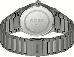 Montre Homme Hugo Boss Candor 1514078 Acier Brossé Noir Cadran Gris Fumé vue 3