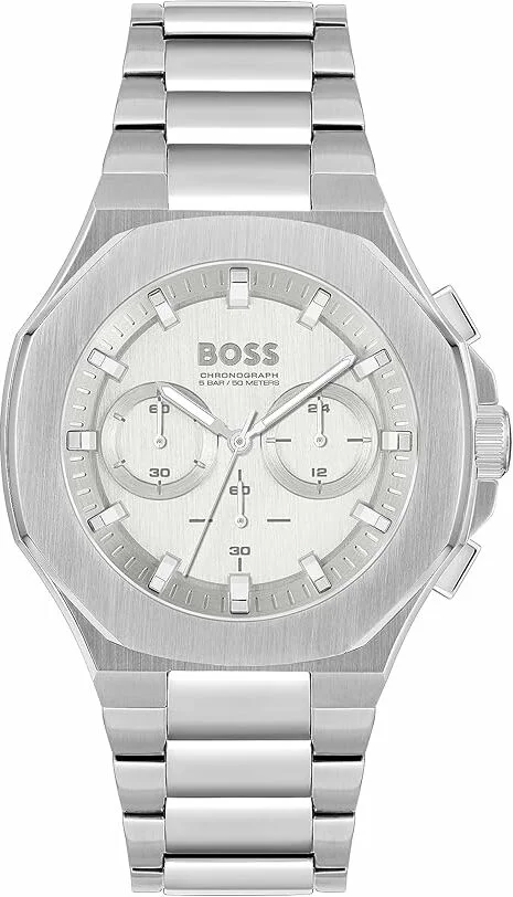 Montre Homme Hugo Boss 1514087 Acier Inoxydable Cadran Blanc 44mm