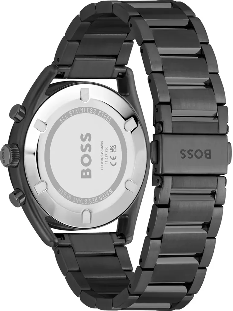 Montre Hugo Boss Homme 1514095 - Boîtier Acier Noir, Cadran Bronze vue 3