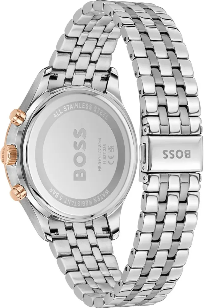 Montre Homme Hugo Boss 1514158 Avery en Acier Bicolore et Cadran Bleu Multifonctions vue 3