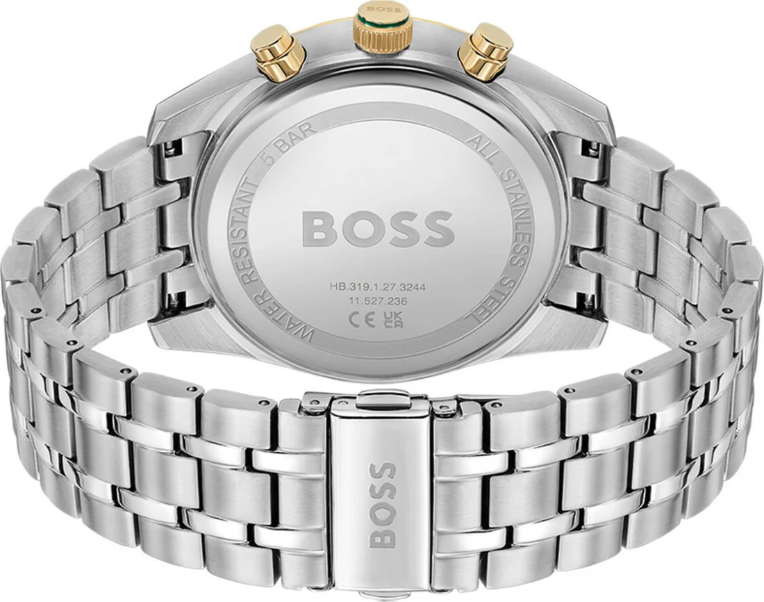 Montre Homme Hugo Boss 1514195, Boîtier Acier Bicolore, Cadran Vert vue 3