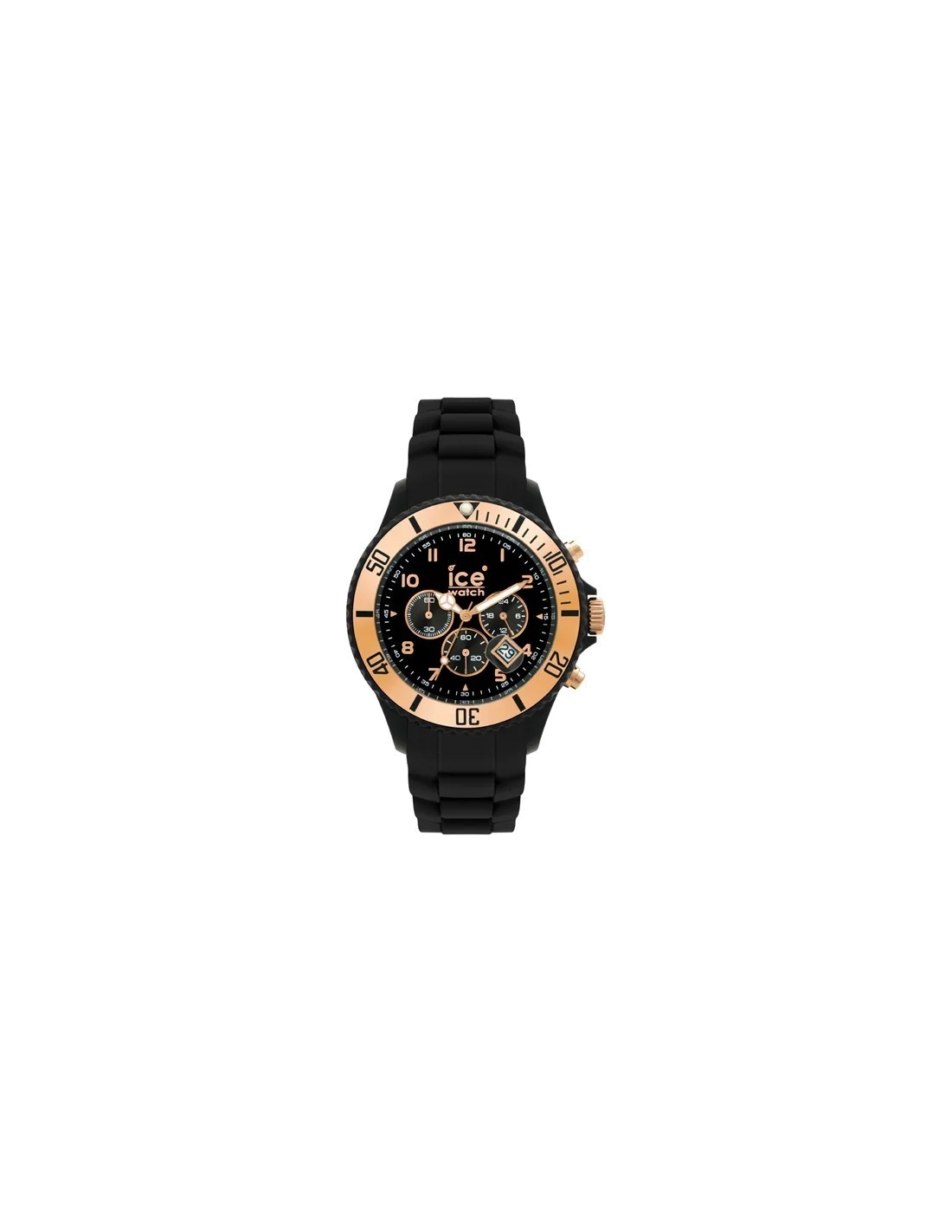 Montre Ice Watch Chrono Collection Sili Noir CH.RG.B.S.09