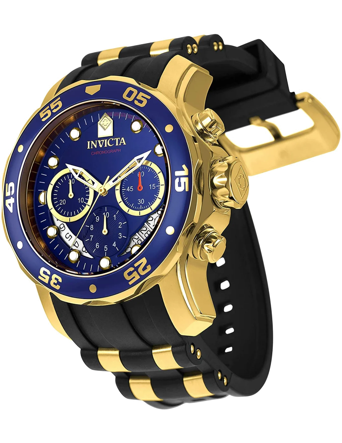 Montre Homme Invicta Pro Diver 6983 Fond bleu vue 4