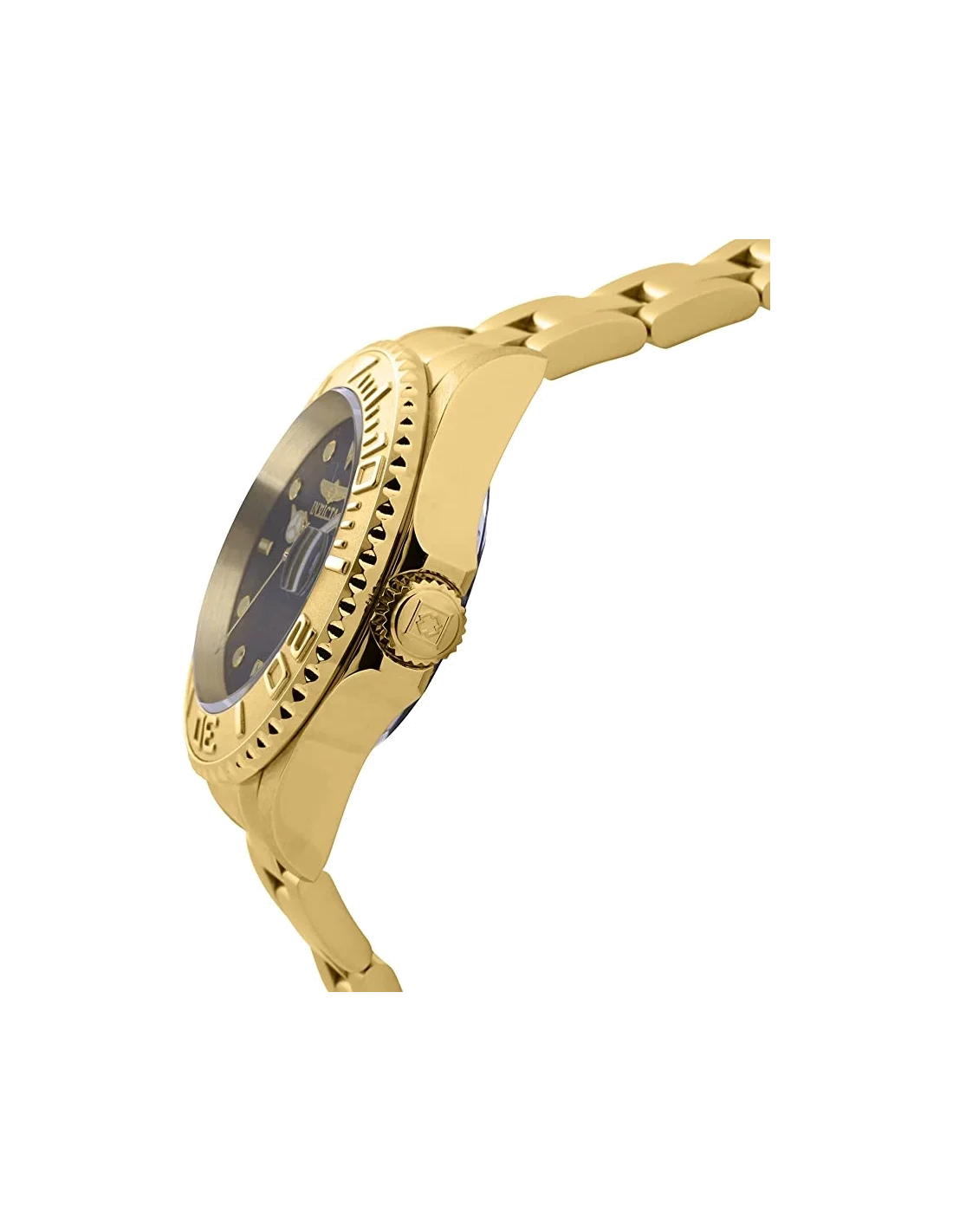 Montre homme Invicta Pro Diver Automatic en acier inoxydable doré vue 2