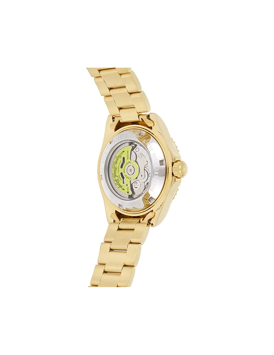 Montre homme Invicta Pro Diver Automatic en acier inoxydable doré vue 4