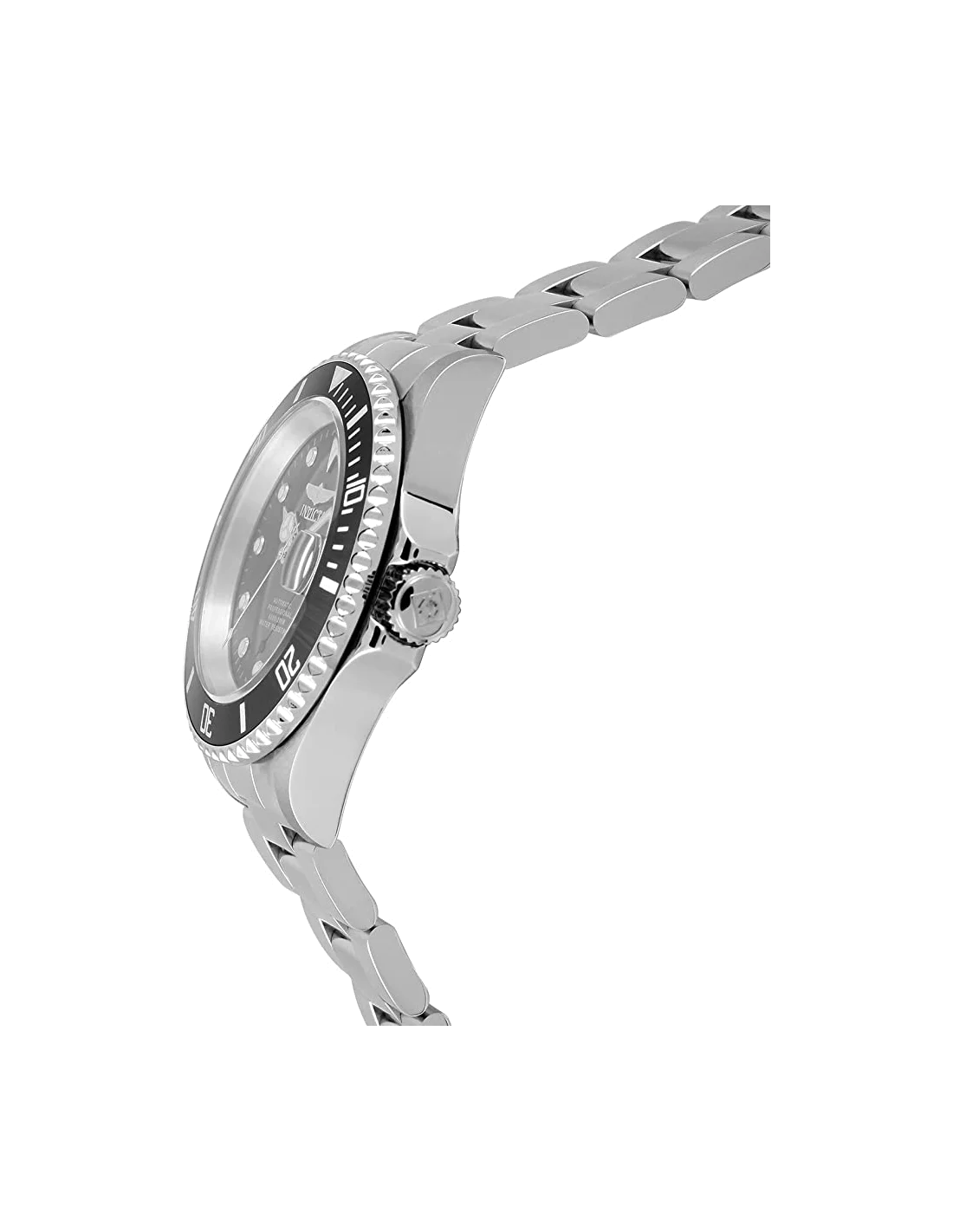 Montre homme Invicta Pro Diver Automatic en acier inoxydable argenté vue 3