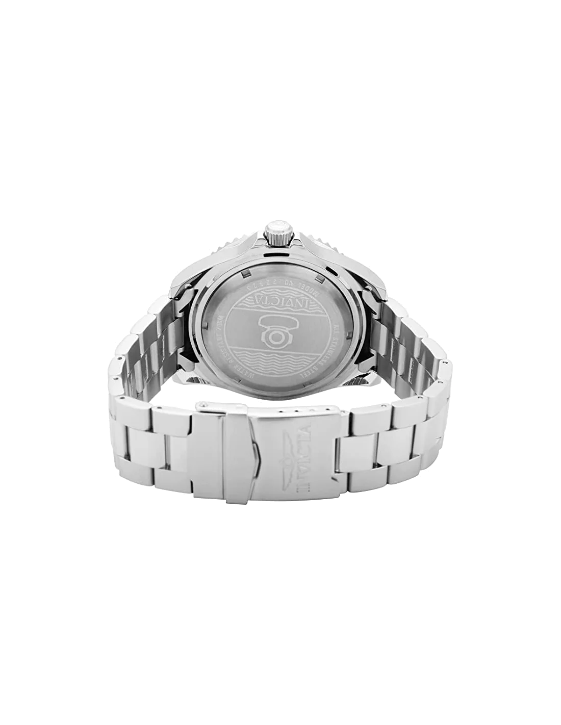 Invicta Quartz Pro Diver montre pour homme en acier inoxydable argenté vue 3