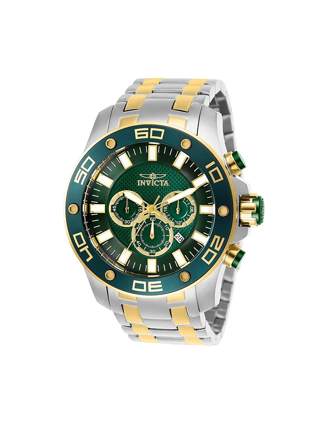 Montre homme Invicta Quartz Pro Diver cadran vert