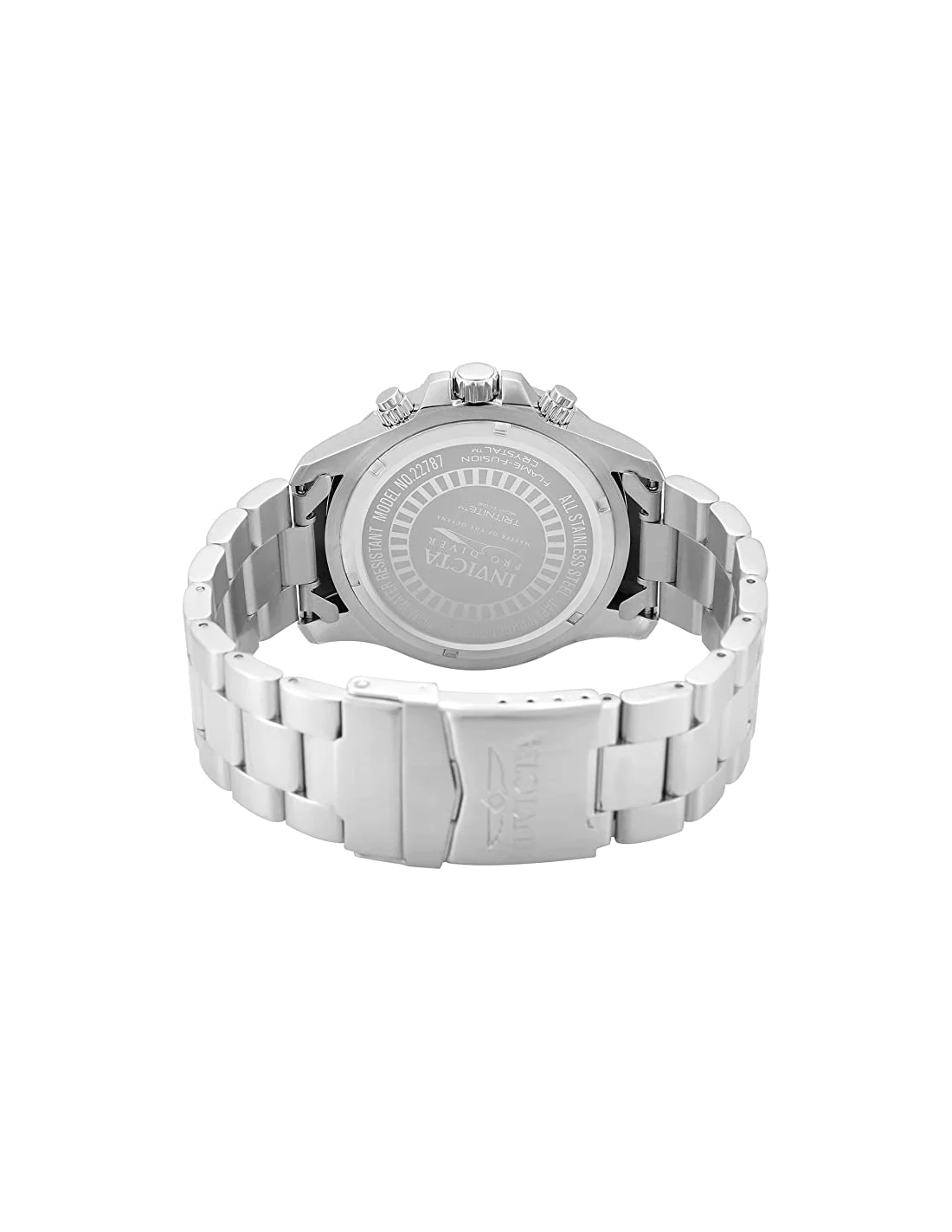 Montre homme Invicta Quartz Pro Diver cadran bleu avec chronographe vue 2