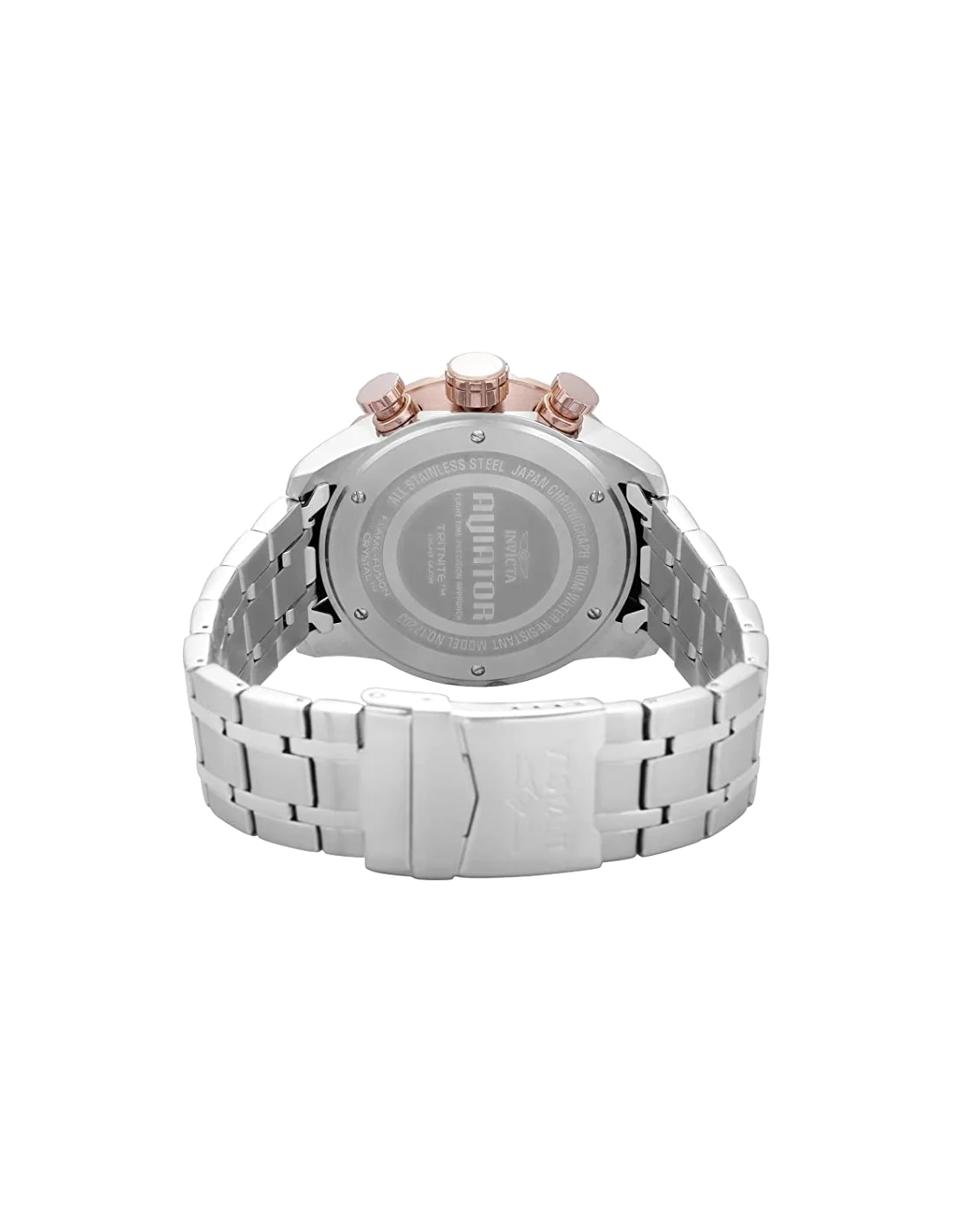 Montre homme Invicta Quartz Aviator cadran bleu vue 4