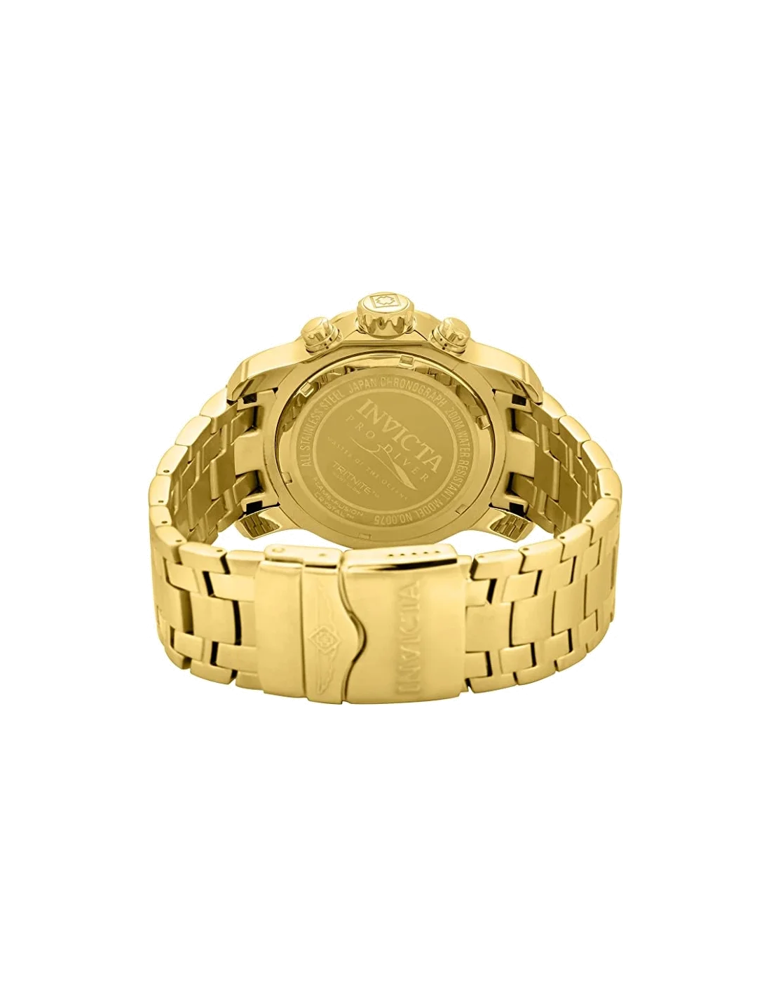 Montre homme Invicta Quartz Pro Diver chronographe cadran vert vue 4