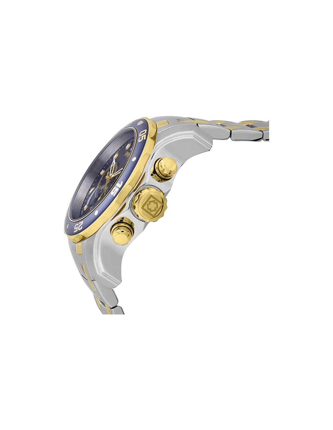 Montre homme Invicta Quartz Pro Diver chronographe cadran bleu vue 3