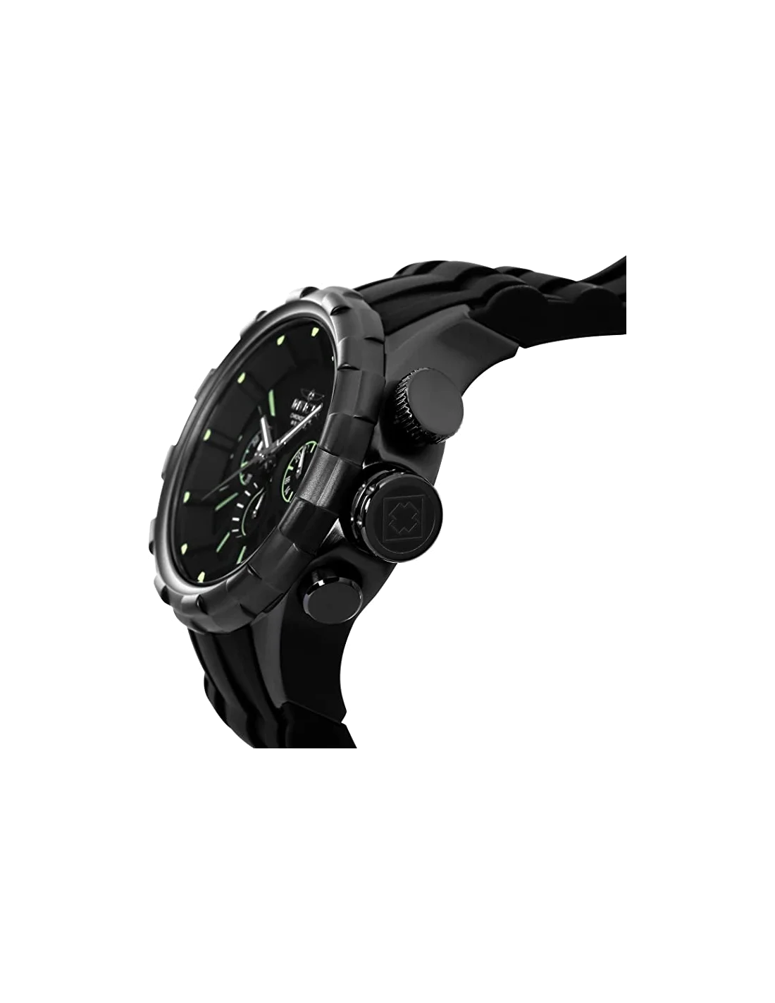 Montre homme Invicta Quartz I-Force avec bracelet en silicone noir vue 3