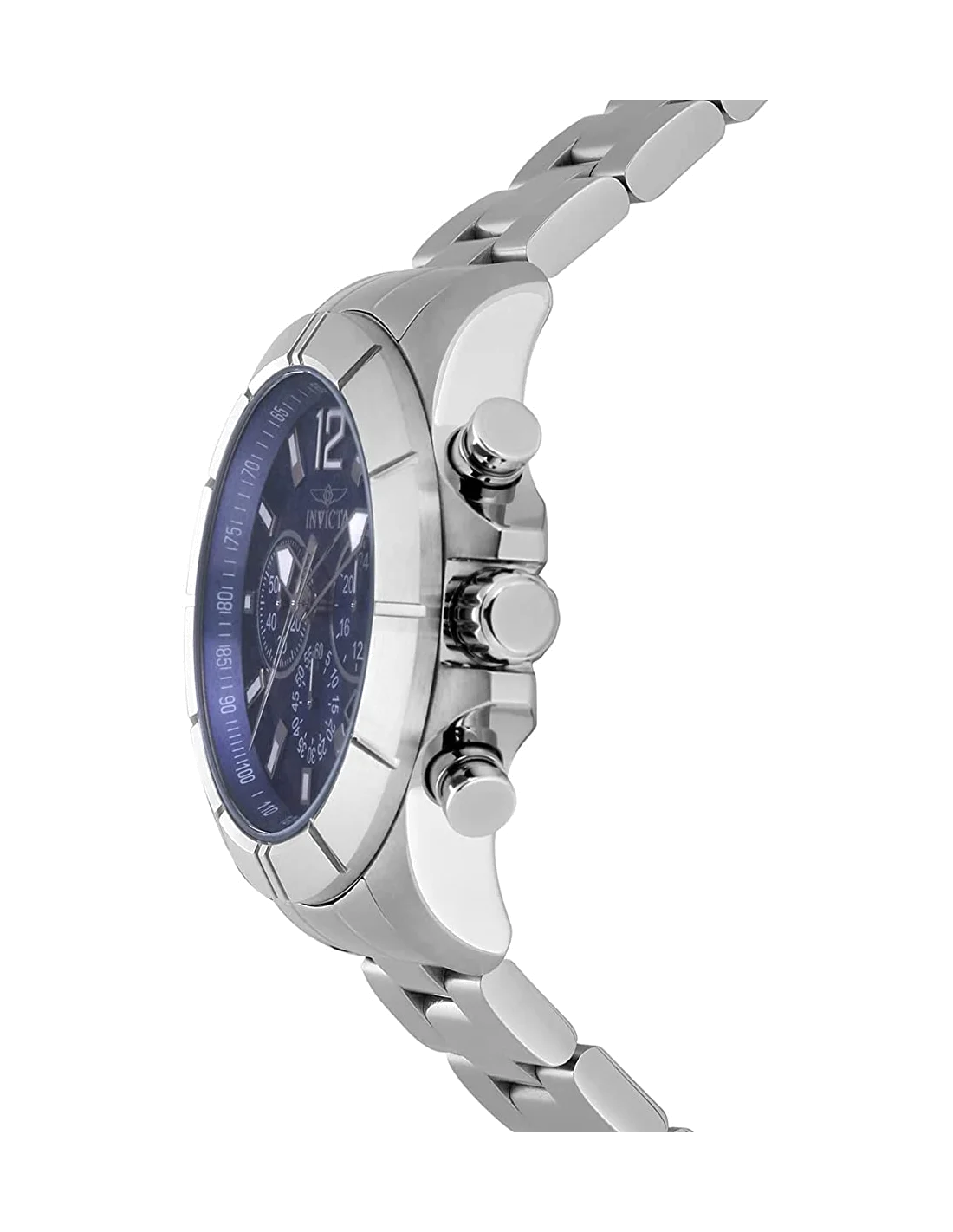 Montre homme Invicta Quartz Specialty à cadran bleu vue 2