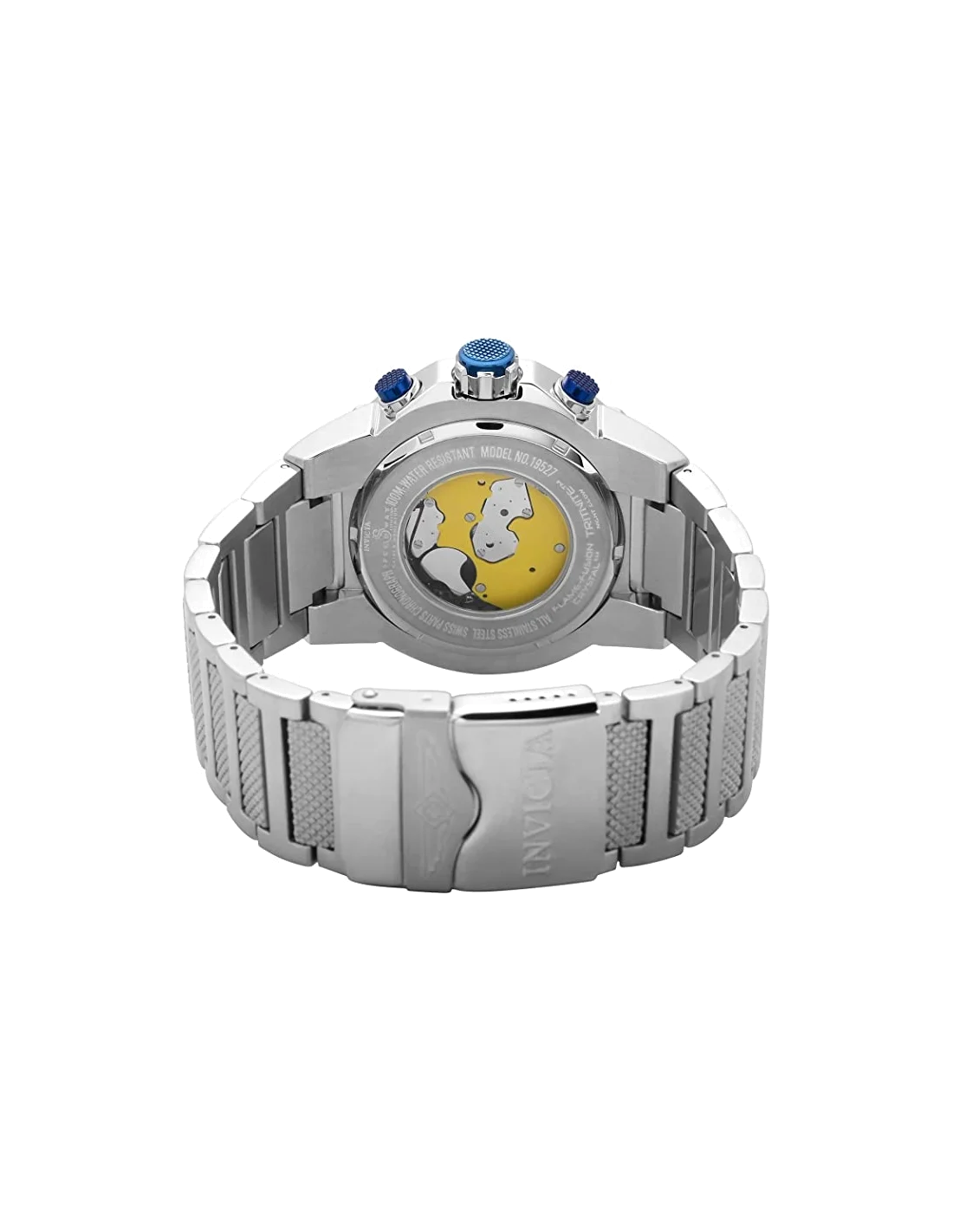 Montre homme Invicta Quartz Speedway cadran bleu vue 3