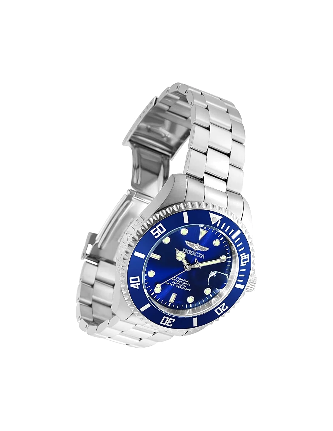 Montre homme Invicta Automatic Pro Diver à cadran bleu vue 2