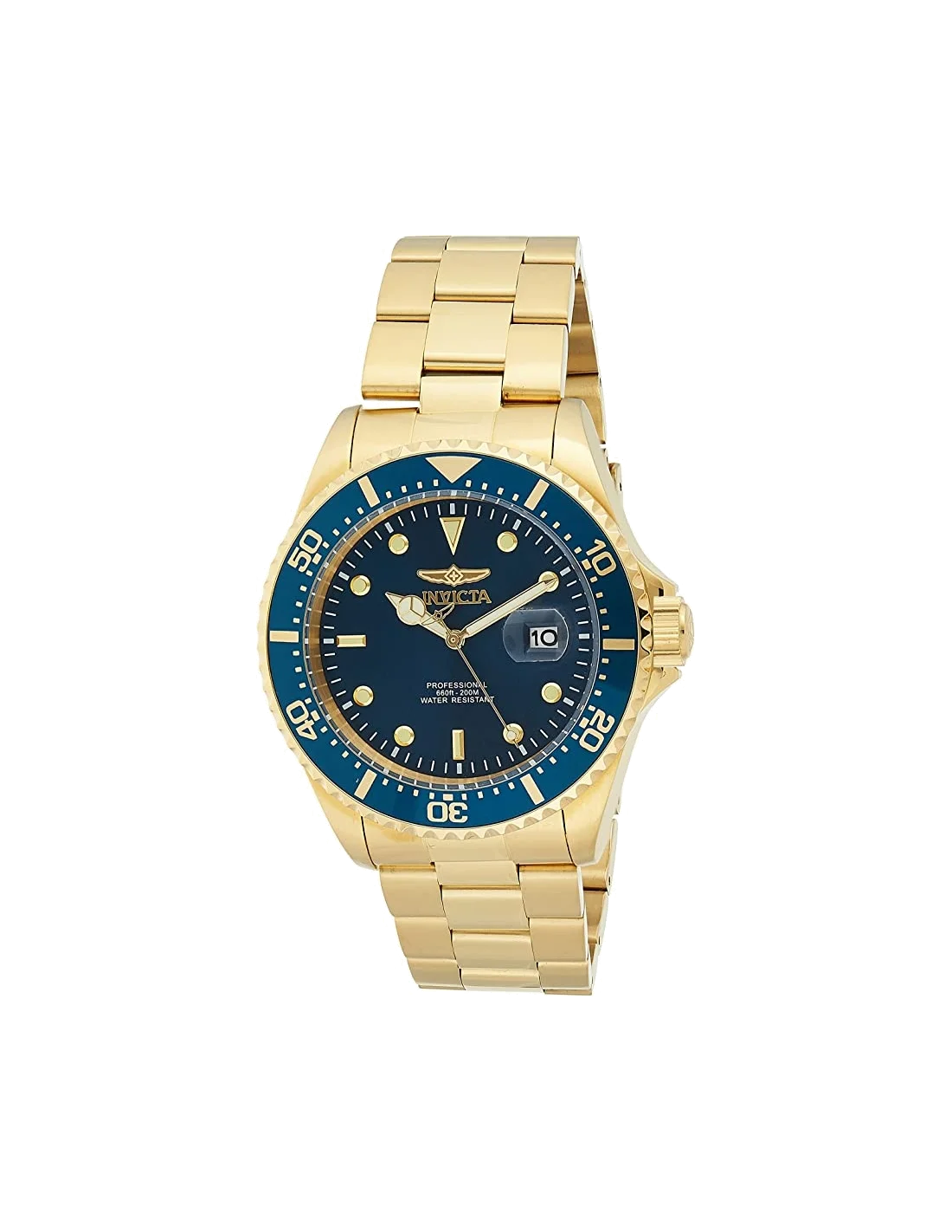 Montre homme Invicta Quartz Pro Diver cadran bleu marine vue 4