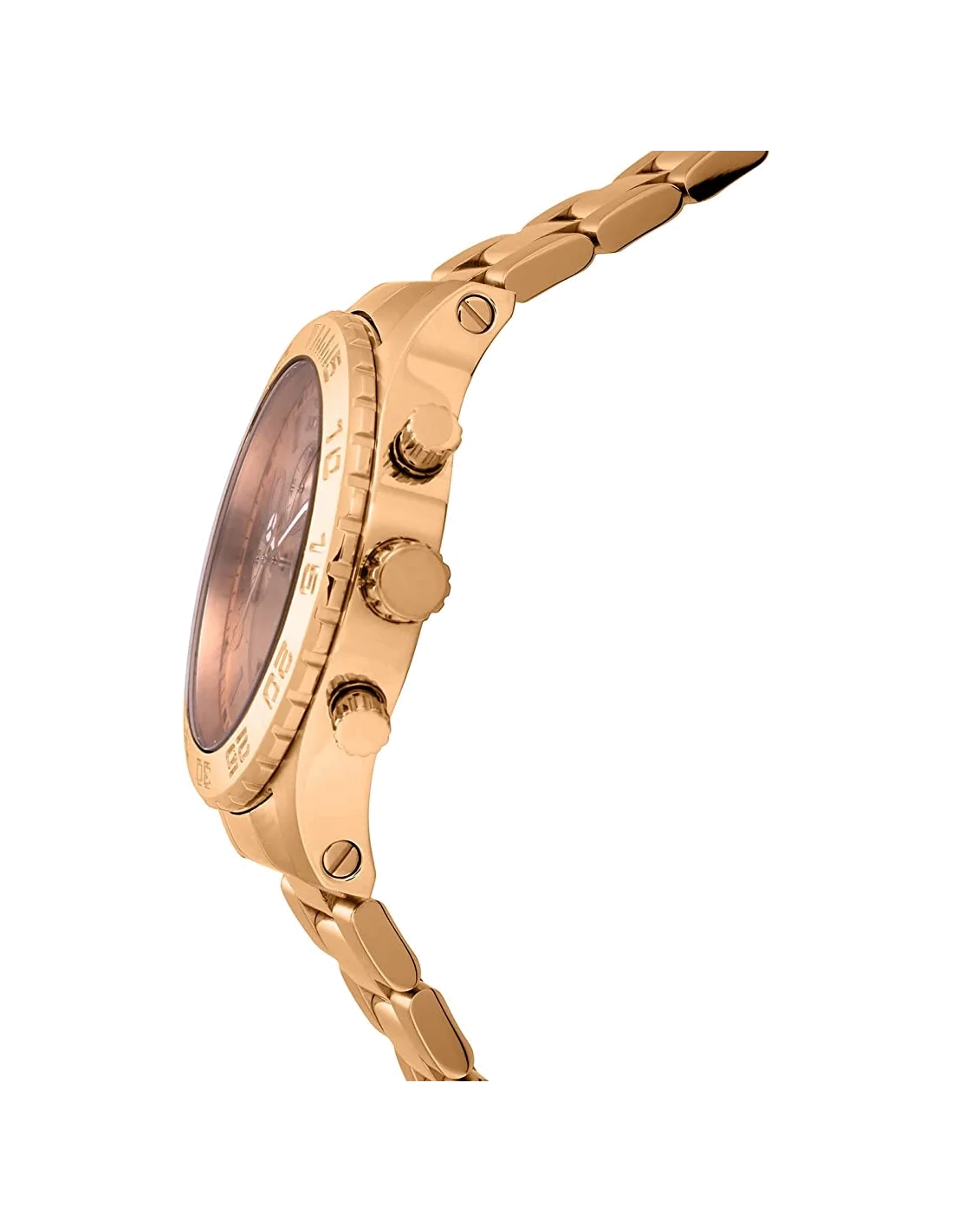 Montre homme Invicta Quartz Specialty en acier inoxydable à placage ionique en or 18 carats vue 2