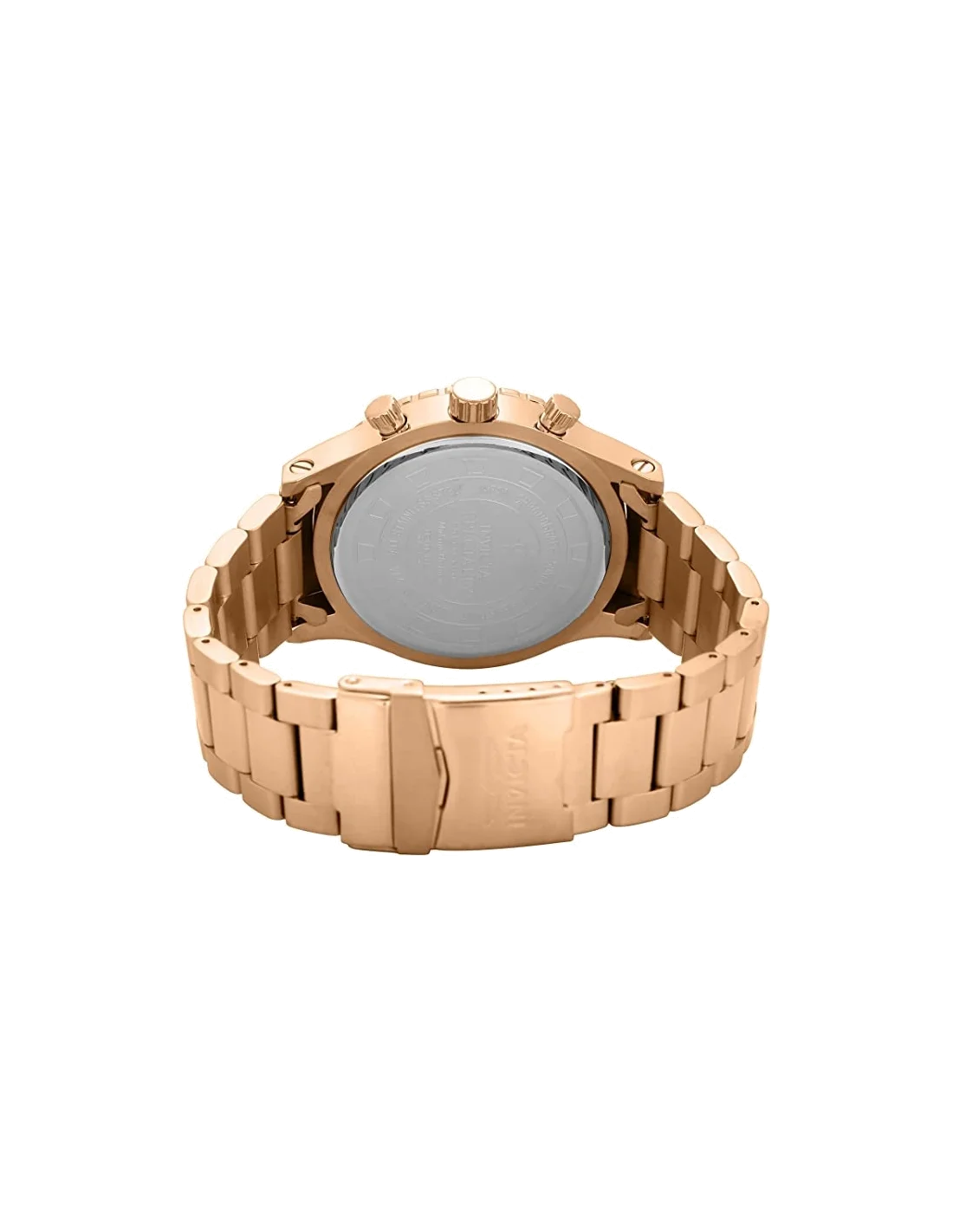 Montre homme Invicta Quartz Specialty en acier inoxydable à placage ionique en or 18 carats vue 3