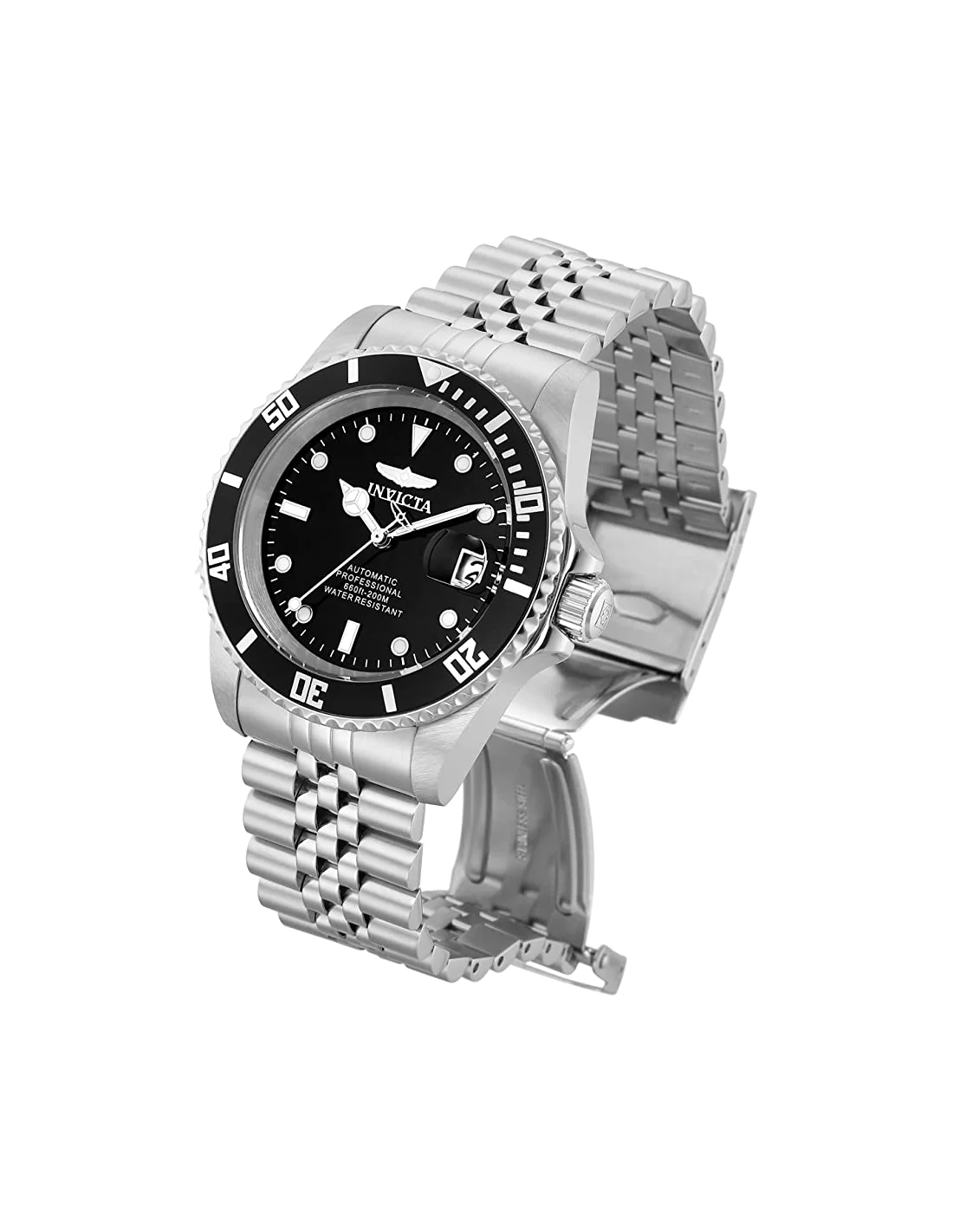 Montre homme automatique Invicta Pro cadran noir vue 2