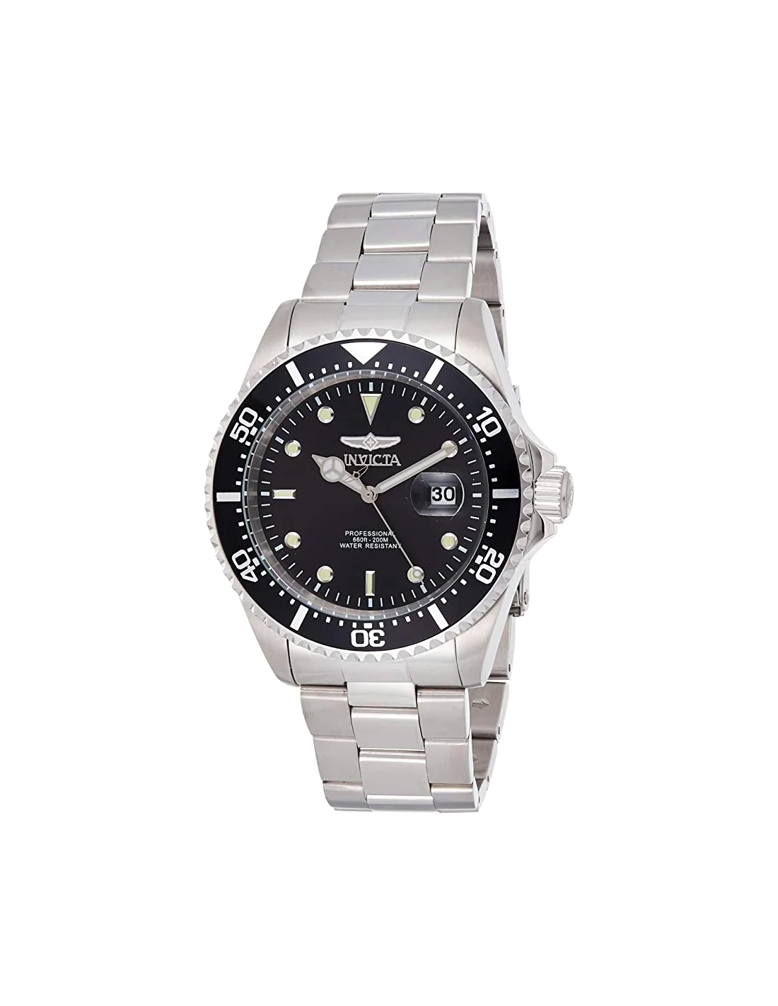 Montre homme Invicta Quartz Pro Diver avec cadran noir