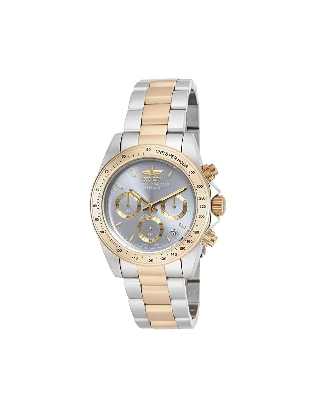 Montre homme Invicta Quartz Speedway chronographe avec cadran anthracite