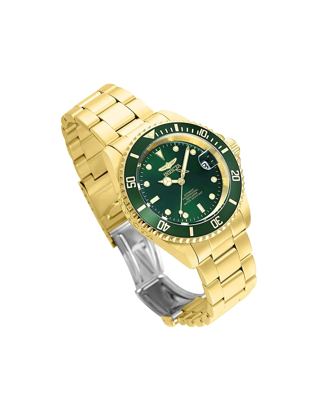 Montre homme Invicta Automatic Pro Diver à cadran vert vue 2