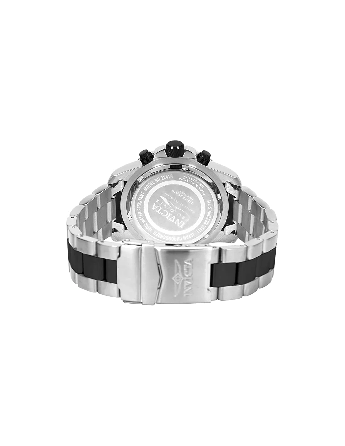 Montre homme Invicta Quartz Pro Diver avec cadran noir vue 3