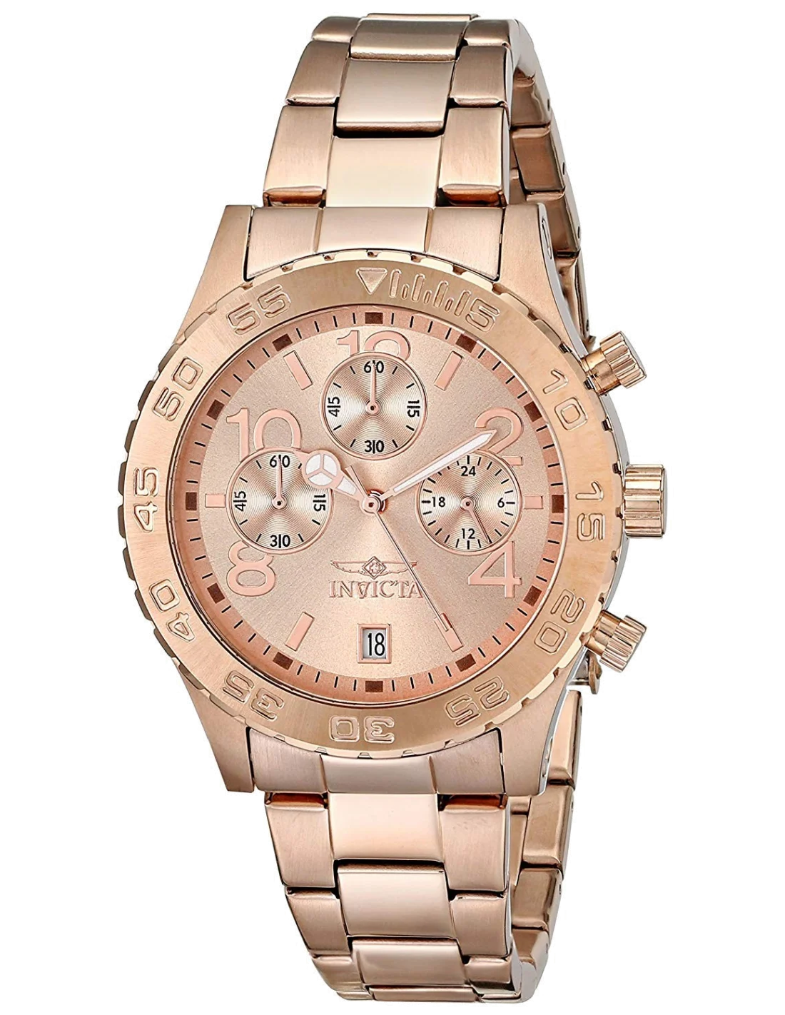 Montre Homme Invicta 1280 Or Rose