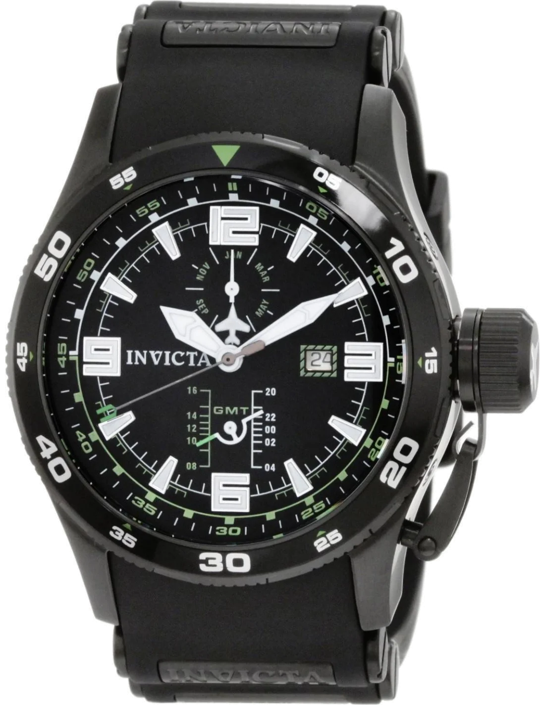 Montre Homme Invicta 1759 Aviator Flight GMT