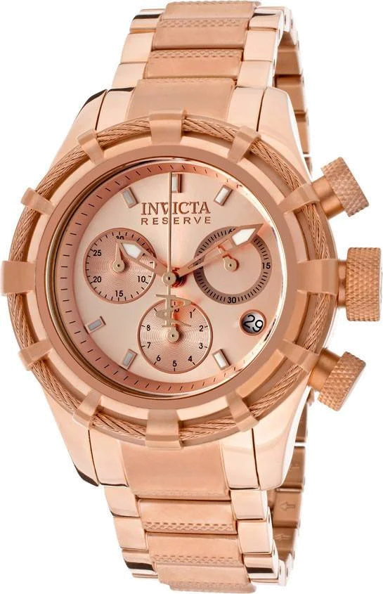 Montre Femme Invicta Bolt Reserve 12460 en acier doré rose