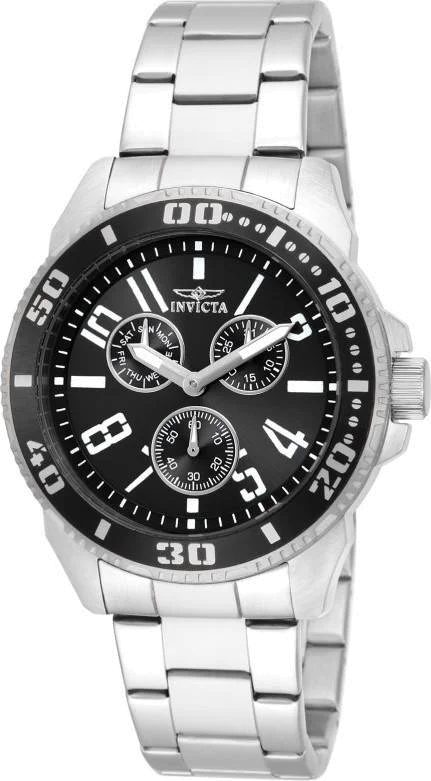 Montre Homme Invicta Specialty 16938 Bracelet Argenté En Acier Inoxydable