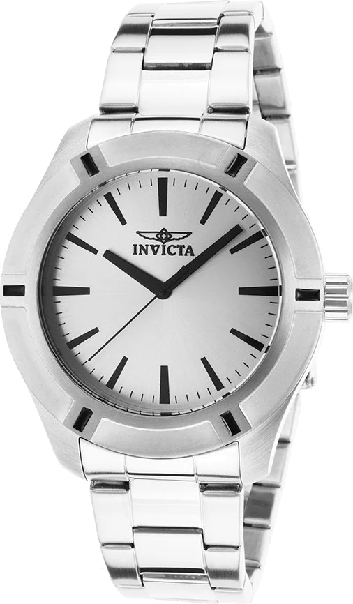 Montre Homme Invicta Pro Diver 17894 Bracelet Argenté En Acier Inoxydable