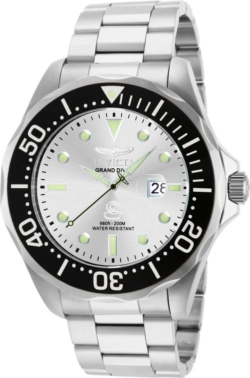 Montre Homme Invicta Pro Diver 14656 Lunette noire et index lumineux