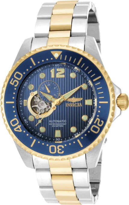 Montre Homme Invicta Pro Diver 15401 Bracelet Bicolore En Acier Inoxydable