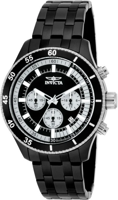 Montre Homme Invicta Specialty 17737 Bracelet noir en acier inoxydable