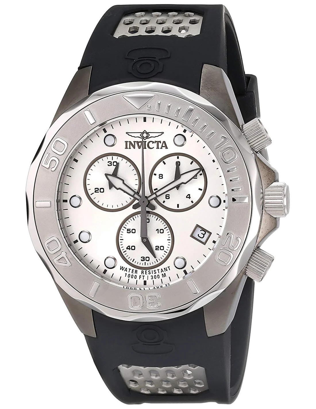 Montre Homme Invicta Pro Diver 11469 Bracelet En Polyuréthane noir