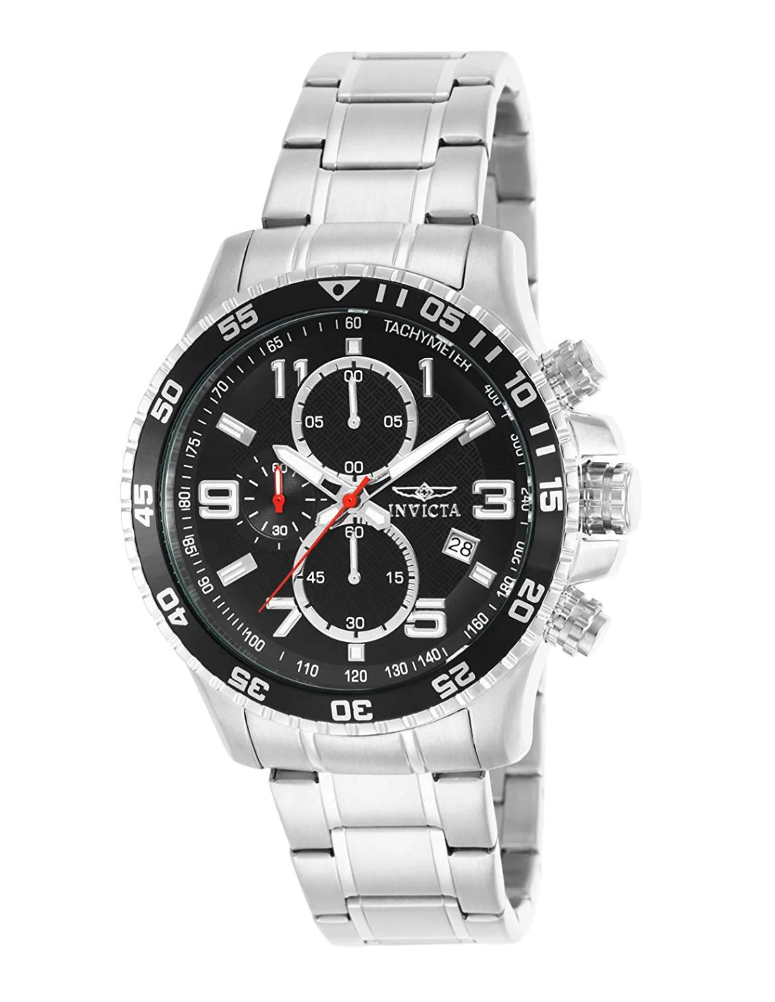 Montre Homme Invicta Specialty 14875 Bracelet Argenté En Acier Inoxydable vue 2