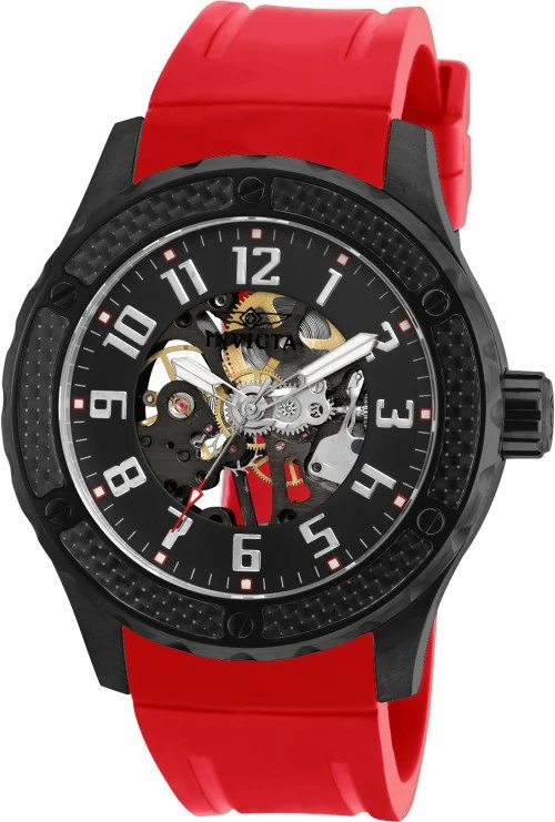 Montre Homme Invicta Specialty 16282 Bracelet couleur rouge En Polyuréthane