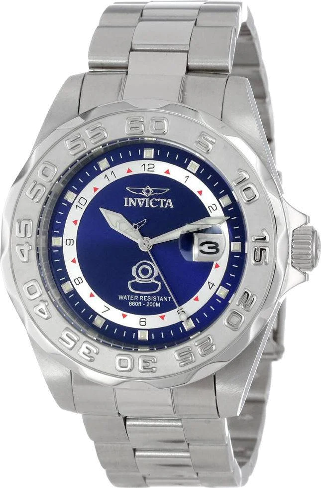 Montre Homme Invicta Pro Diver 15336 Bracelet Argenté En Acier Inoxydable