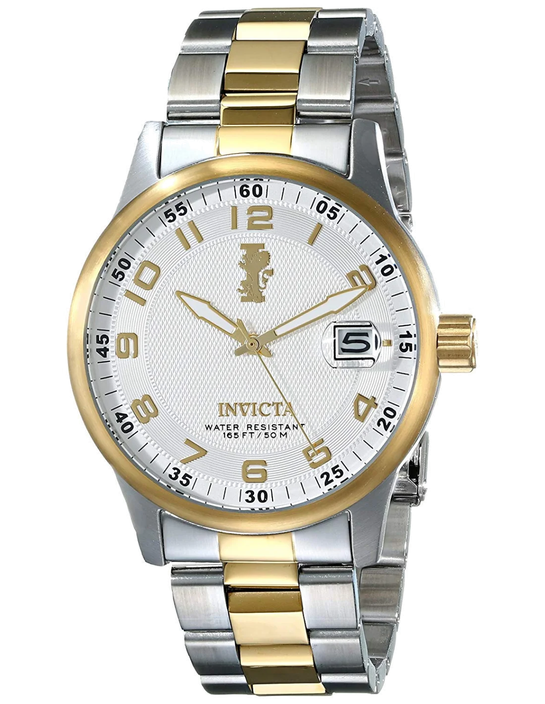 Montre Homme Invicta I-Force 15260 Maillons argentés et dorés En Acier Inoxydable