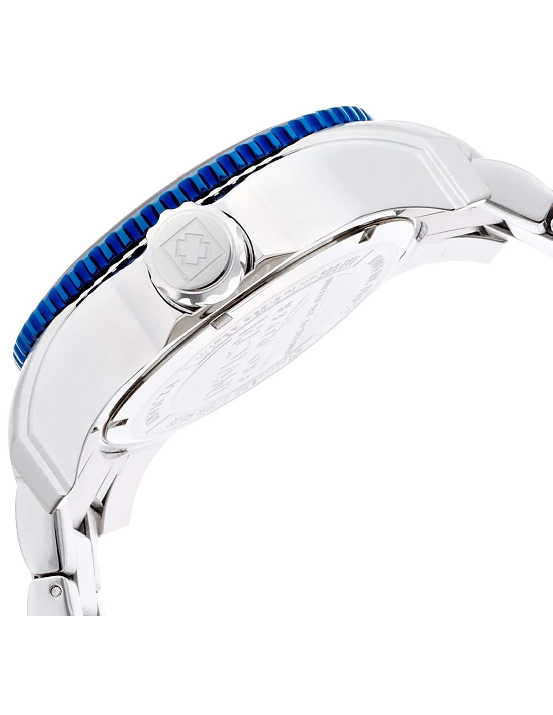 Montre Homme Invicta Pro Diver 15077 Bracelet Argenté En Acier Inoxydable