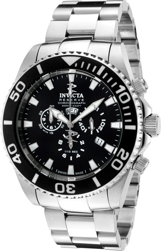 Montre Homme Invicta Reserve 1020 Chronographe et guichet dateur