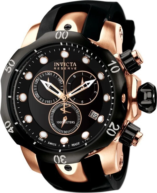 Montre Homme Invicta Venom 5733 boîtier massif en acier inoxydable or rose