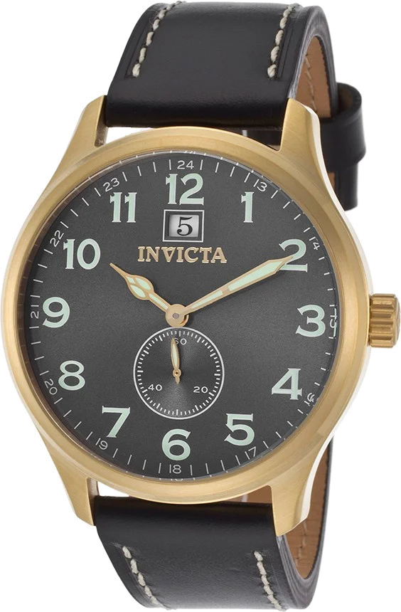Montre Homme Invicta I-Force 15513 Bracelet noir en cuir