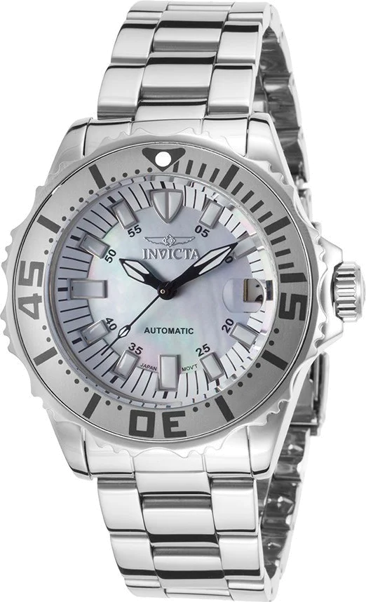 Montre Femme Invicta Pro Diver 17726 Bracelet argenté en acier inoxydable