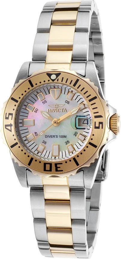 Montre Femme Invicta Pro Diver 17383 Bracelet bicolore en acier inoxydable
