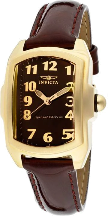 Montre Femme Invicta Lupah 12632 Boîtier doré en acier inoxydable